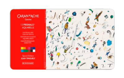 Boîte 12 couleurs PRISMALO™ AQUARELLE Jean Tinguely Chère Chère Niki – Édition Spéciale