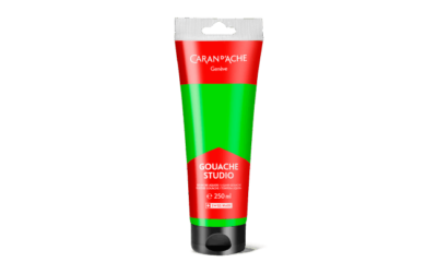 Tube 250 ml Gouache Studio Vert jaune fluo