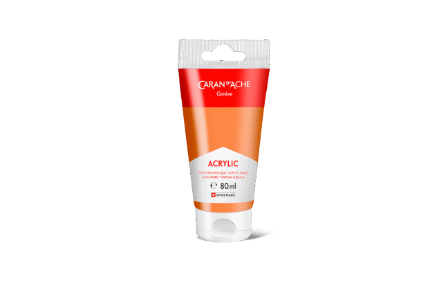 Tube 80 ml Acrylic Sienne naturelle