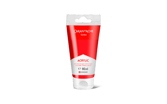 Tube 80 ml Acrylic Ecarlate