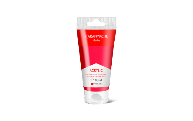 Tube 80 ml Acrylic Carmin