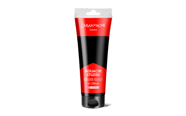 Tube 250 ml Gouache Studio Noir