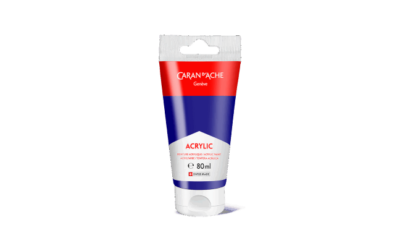 Tube 80 ml Acrylic Bleu outremer foncé