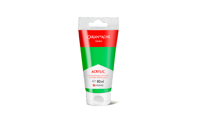 Tube 80 ml Acrylic Vert brillant