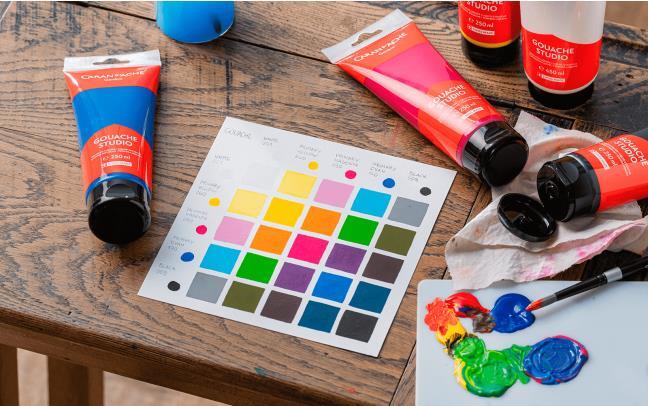 Tube 250 ml Gouache Studio Noir – Image 5