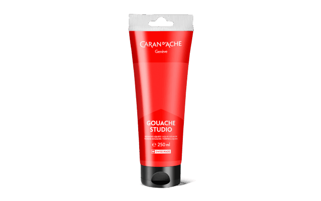 Tube 250 ml Gouache Ecarlate
