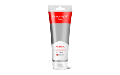 Tube 250 ml Acrylic Argent