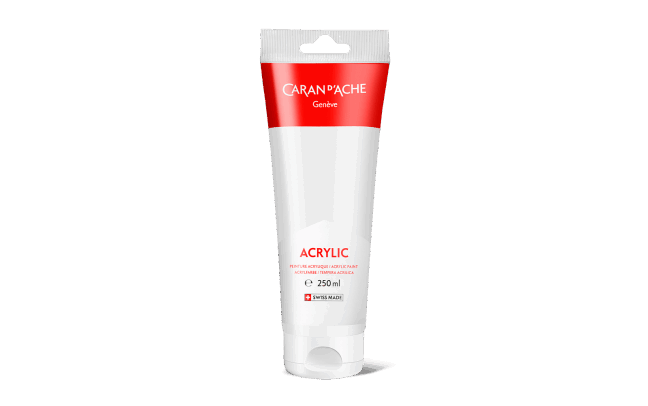 Tube 250 ml Acrylic Blanc
