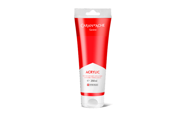Tube 250 ml Acrylic Écarlate