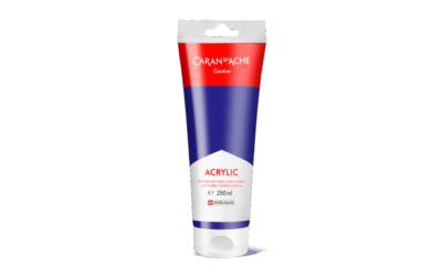 Tube 250 ml Acrylic Bleu Outremer Foncé