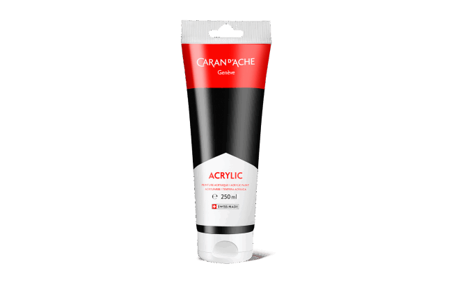 Tube 250 ml Acrylic Noir