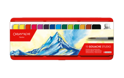 Boîte 15 Tablettes de Peinture GOUACHE STUDIO