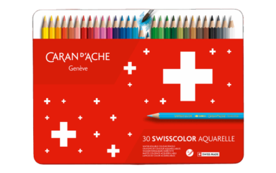 Boîte 30 Couleurs SWISSCOLOR aquarellable