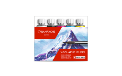 Boîte 5 Tubes de Peinture GOUACHE STUDIO 10 ml