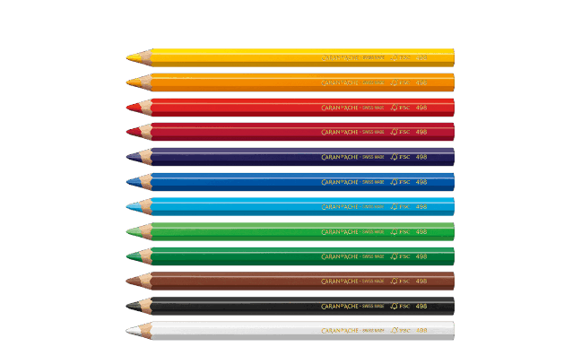 Boîte Carton 12 Couleurs Maxi SWISSCOLOR aquarellable – Image 2