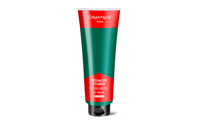 Tube 450 ml Gouache Studio Vert Émeraude