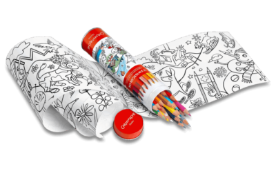 Tube métal 18 Couleurs SWISSCOLOR aquarellable + Poster Animaux de la Suisse