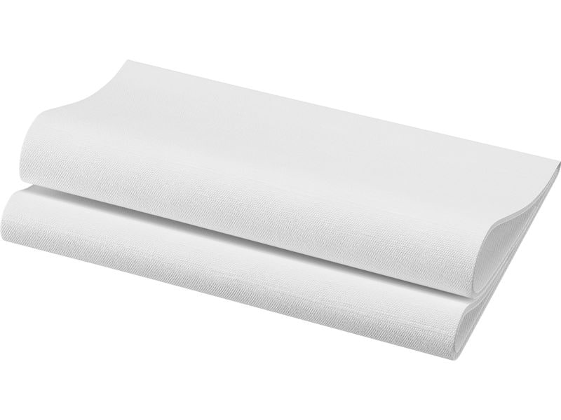 Serviettes en papier 40 cm x 40 cm, 60 Pièce/s, Blanc