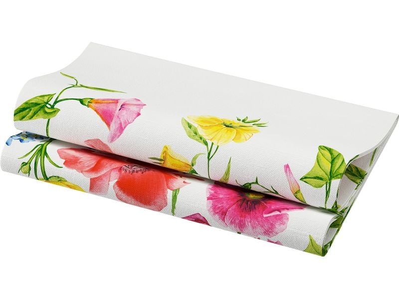 Serviettes en papier Flowy 60 pièces, 40 x 40 cm, Multicolore – Image 2