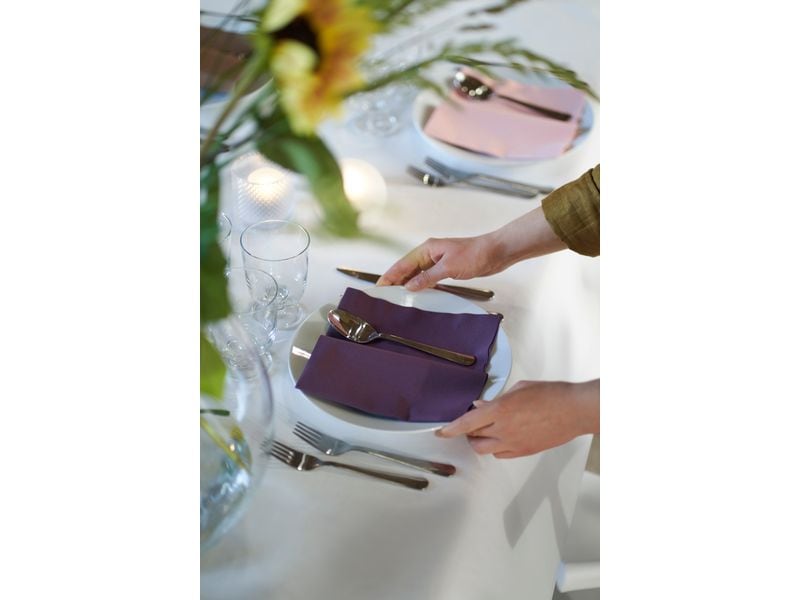 Serviettes en papier 40 cm x 40 cm, 60 Pièce/s, Plum – Image 3