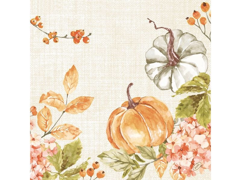 Serviettes en papier Spicy Pumpkin 40 cm x 40 cm, 60 Pièce/s