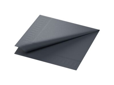 Serviettes en papier 40 cm x 40 cm, 250 Pièce/s, Noir