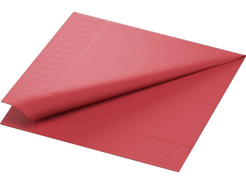 Serviettes en papier 213127 40 cm x 40 cm, 250 Pièce/s, Bordeaux