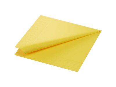Serviettes en papier 213325 40 cm x 40 cm, 250 Pièce/s, Jaune