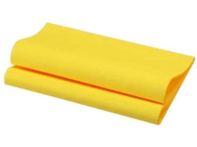 Serviettes en papier 40 cm x 40 cm, 60 Pièce/s, Jaune