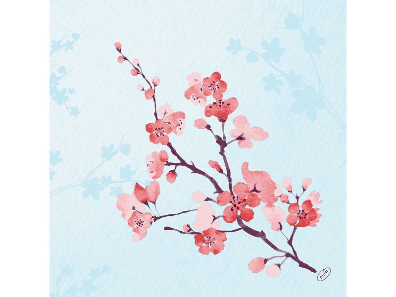 Serviettes en papier Cherry Breeze 40 cm x 40 cm, 60 Pièce/s