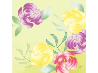 Serviettes en papier Soft Tropics 40 cm x 40 cm, 50 Pièce/s