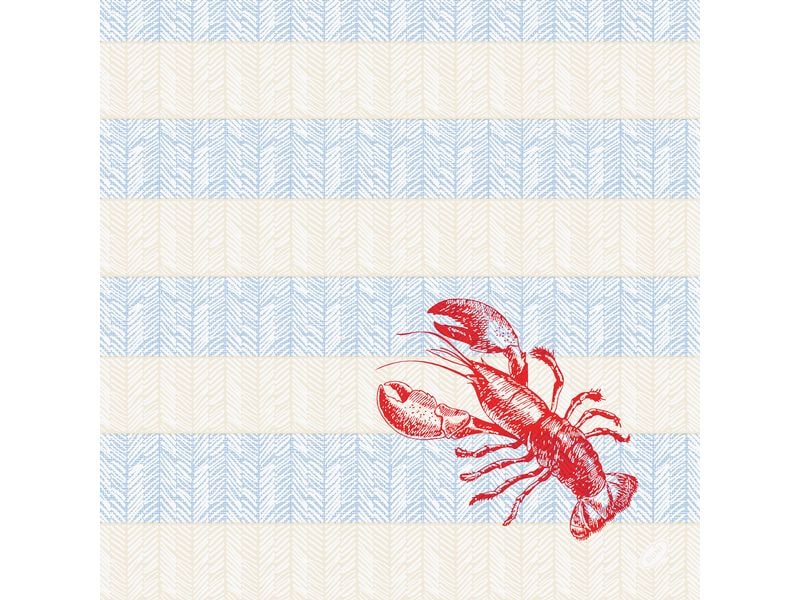 Serviettes en papier Sea Delights 40 cm x 40 cm, 60 Pièce/s