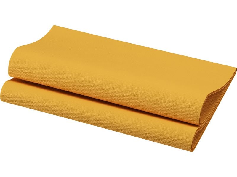 Serviettes en papier 40 cm x 40 cm, 60 Pièce/s, jaune doré