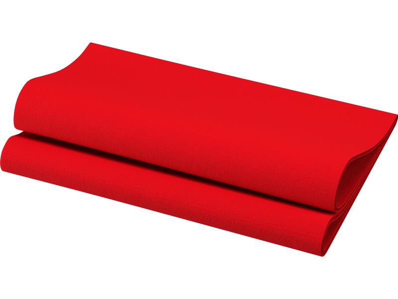 Serviettes en papier 40 cm x 40 cm, 60 Pièce/s, Rouge