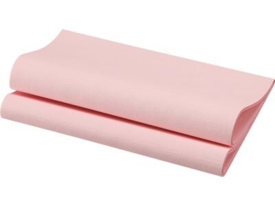Serviettes en papier 40 cm x 40 cm, 60 Pièce/s, Rose pâle