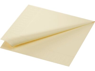 Serviettes en papier Tissue 40 cm x 40 cm, 250 Pièce/s, Cream
