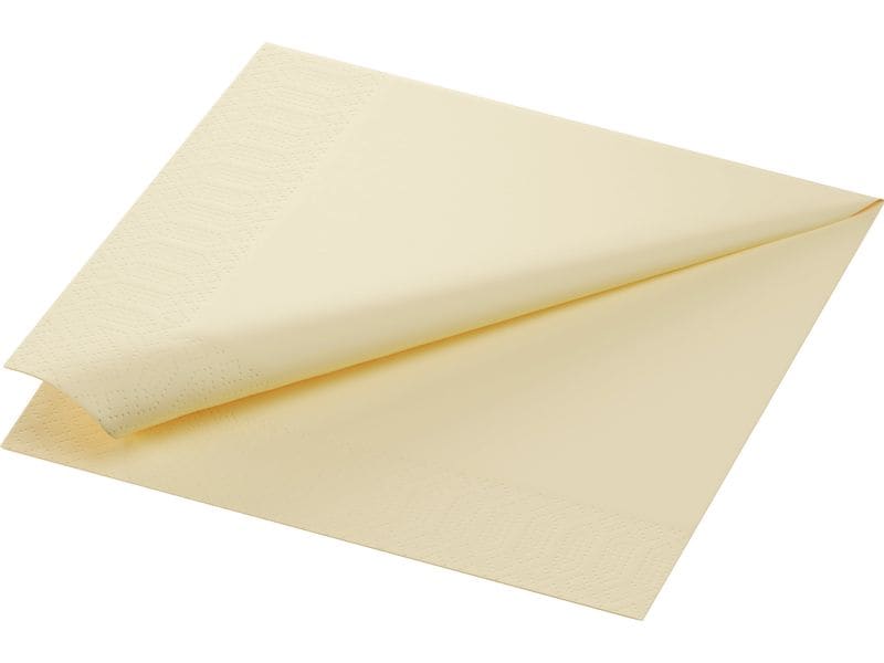 Serviettes en papier Tissue 40 cm x 40 cm, 250 Pièce/s, Cream
