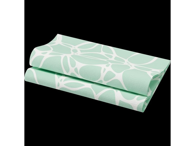 Serviette en tissu Ocean Mint 40 cm x 40 cm, 60 Pièce/s – Image 2