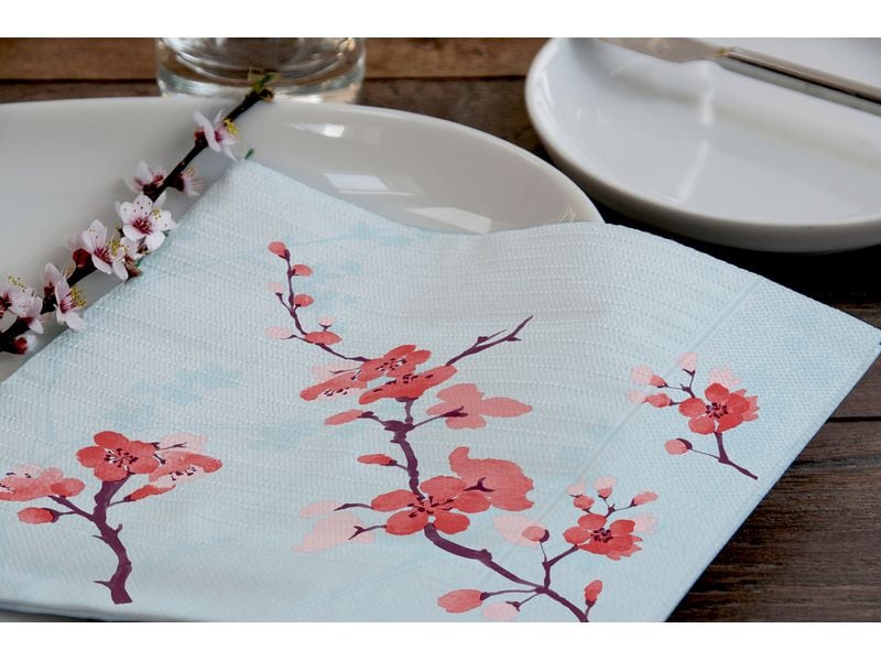 Serviettes en papier Cherry Breeze 40 cm x 40 cm, 50 Pièce/s – Image 3