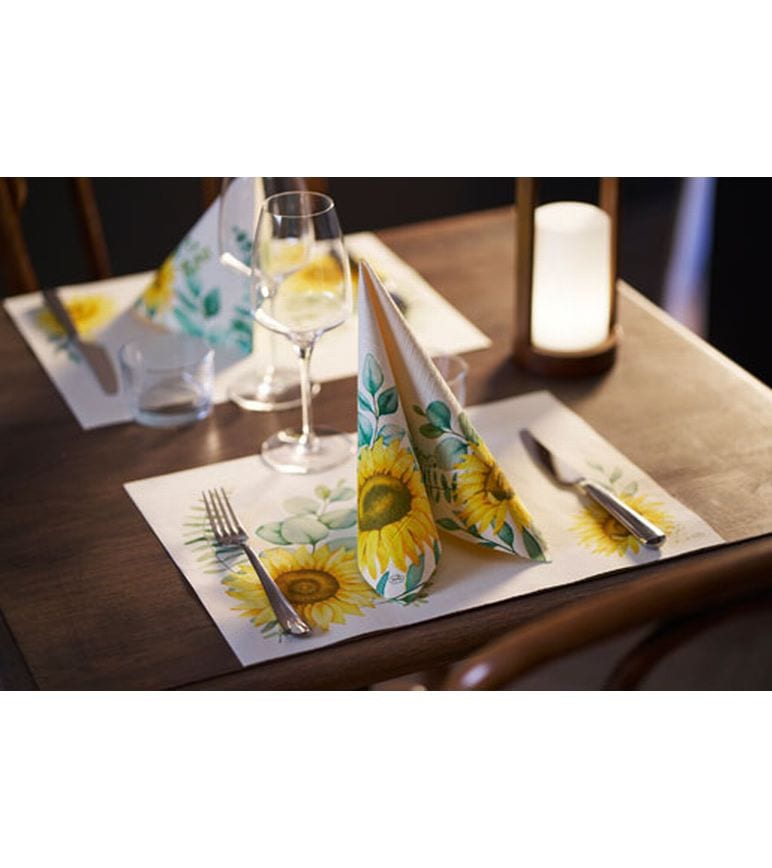 Serviettes en papier Sunflower Dreams 40 cm x 40 cm, 50 Pièce/s – Image 5