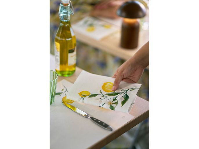 Serviettes en papier Lemon Fiesta 40 cm x 40 cm, 60 Pièce/s – Image 4